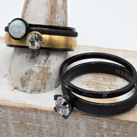 ixxxi ringen set compleet maat 19.5 en 8 mm breed 25-307