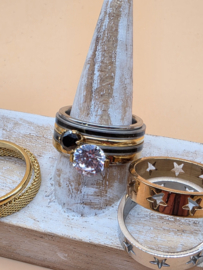 ixxxi ringen set compleet maat 19. 1 basis en 11 vulringen. 20266