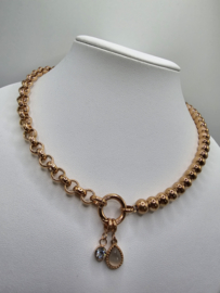 Connect 05 ketting, 45,4 cm lengte Rosé