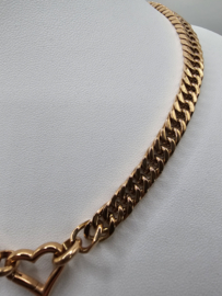 Connect 02 ketting, 45,6 cm lengte Rosé