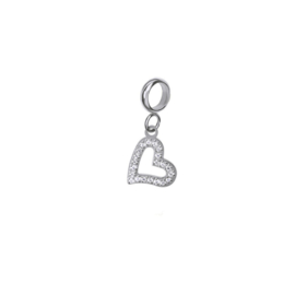 Charm Small Heart zilver