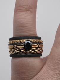 ixxxi ring compleet, maat 17.5 met limited edition basisring.