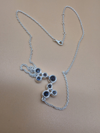 925 Collier met Labradoriet.