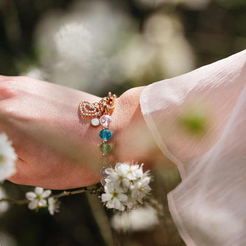 Samengestelde armband Gigi 158080 rosé