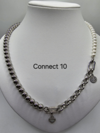 Connect 10 ketting, 53,9 cm lengte Zilver