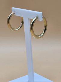 Creolen - 28 mm ring, 4 mm dik