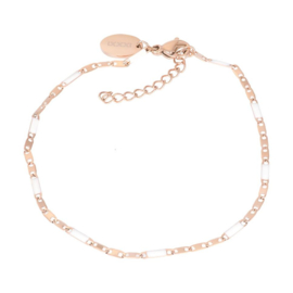 Bracelets Curacao (white) rosé