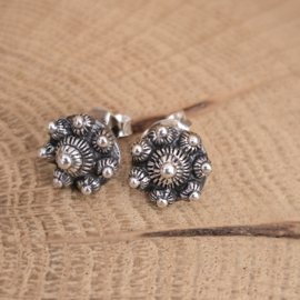 Prachtige echt zilveren oorknopjes 925 zilver 8 mm