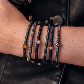 Armband Cozy Crystal Stone  Blauw