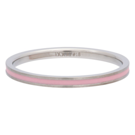 Line Pink mat zilver