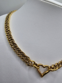 Connect 03 ketting, 45,6 cm lengte Goud