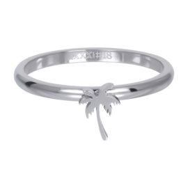 symbol palm tree zilver