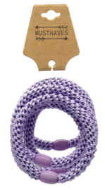 Hairtie bracelet paars