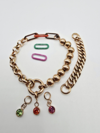 ixxxi connect armbanden set, verwisselbaar, maat 20.5 cm