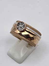 ixxxi ring compleet, maat 19 met limited edition basisring.