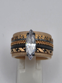ixxxi ring compleet, maat 19 met limited edition basisring.