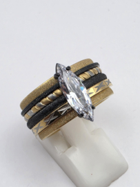 ixxxi ring compleet, maat 19 met limited edition basisring.
