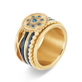 Vulring Midnight Capri Blue Goud