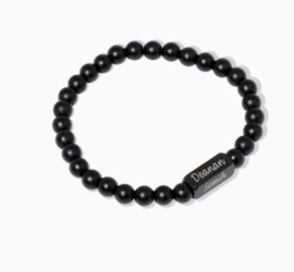 Noir bead bracelet
