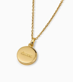 Sunray Necklace – Photo Locket Pendant Gold
