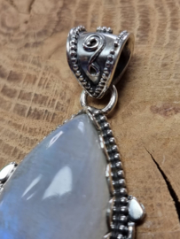 Zilver hanger Maansteen