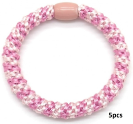 Hairtie bracelet pink multi