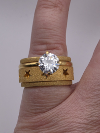 ixxxi ring compleet, maat 19 met limited edition basisring.