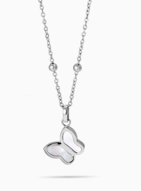 Butterfly necklace Silver