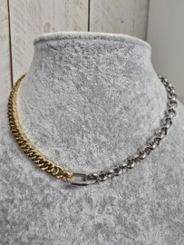 ixxxi Connect ketting compleet, Goud/zilver. Connect256
