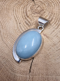 Echt zilveren zware Amazoniet hanger