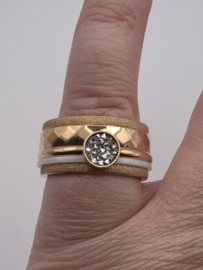 ixxxi ring compleet, maat 19 met limited edition basisring.