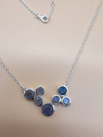 925 Collier met Labradoriet.