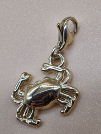 RVS charm, Krab. Goud.