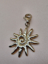 RVS charm Zon. Goud.