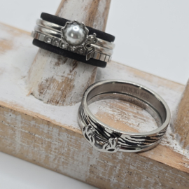 Prachtige ixxxi ring set compleet maat 19.5 en 10mm 25-248