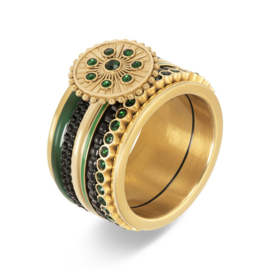 Vulring Midnight Emerald Goud