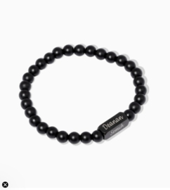 Noir bead bracelet