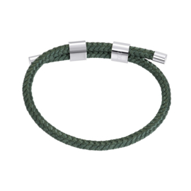 Armband Cozy Groen/Zilver