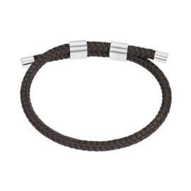 Armband Cozy Bruin/Zilver