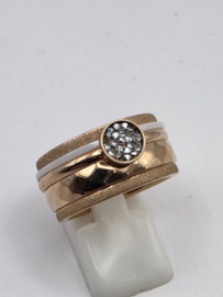 ixxxi ring compleet, maat 19 met limited edition basisring.