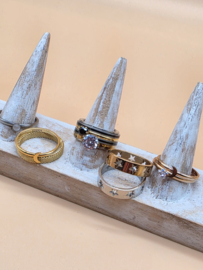 ixxxi ringen set compleet maat 19. 1 basis en 11 vulringen. 20266