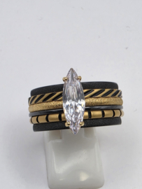 ixxxi ring compleet, maat 19.5  met limited edition basisring.