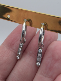 15 mm ixxxi creolen met charm Sparkle