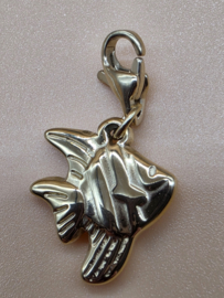 RVS bedel Vis klein. Goud.