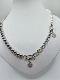 Connect 10 ketting, 53,9 cm lengte Zilver