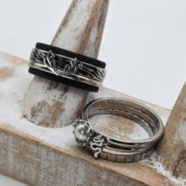 Prachtige ixxxi ring set compleet maat 19.5 en 10mm 25-248