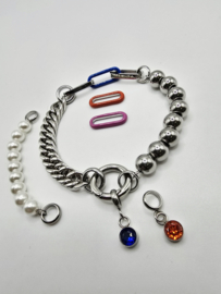 ixxxi connect armbanden set, verwisselbaar, maat 20 cm