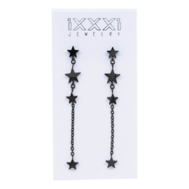 Ear studs 4 stars dangle E0190199005