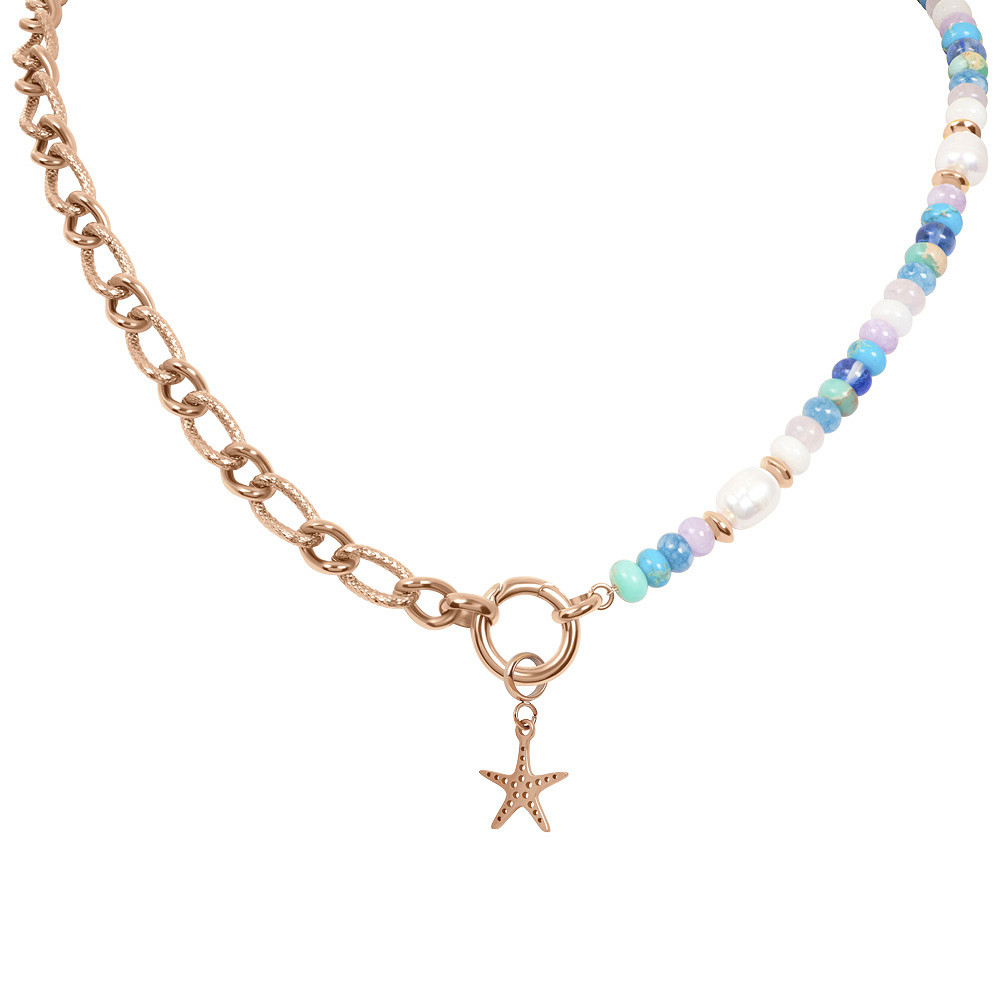 Samengestelde ketting Paige 159018 rosé