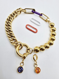 ixxxi connect armbanden set, verwisselbaar, maat 20 cm